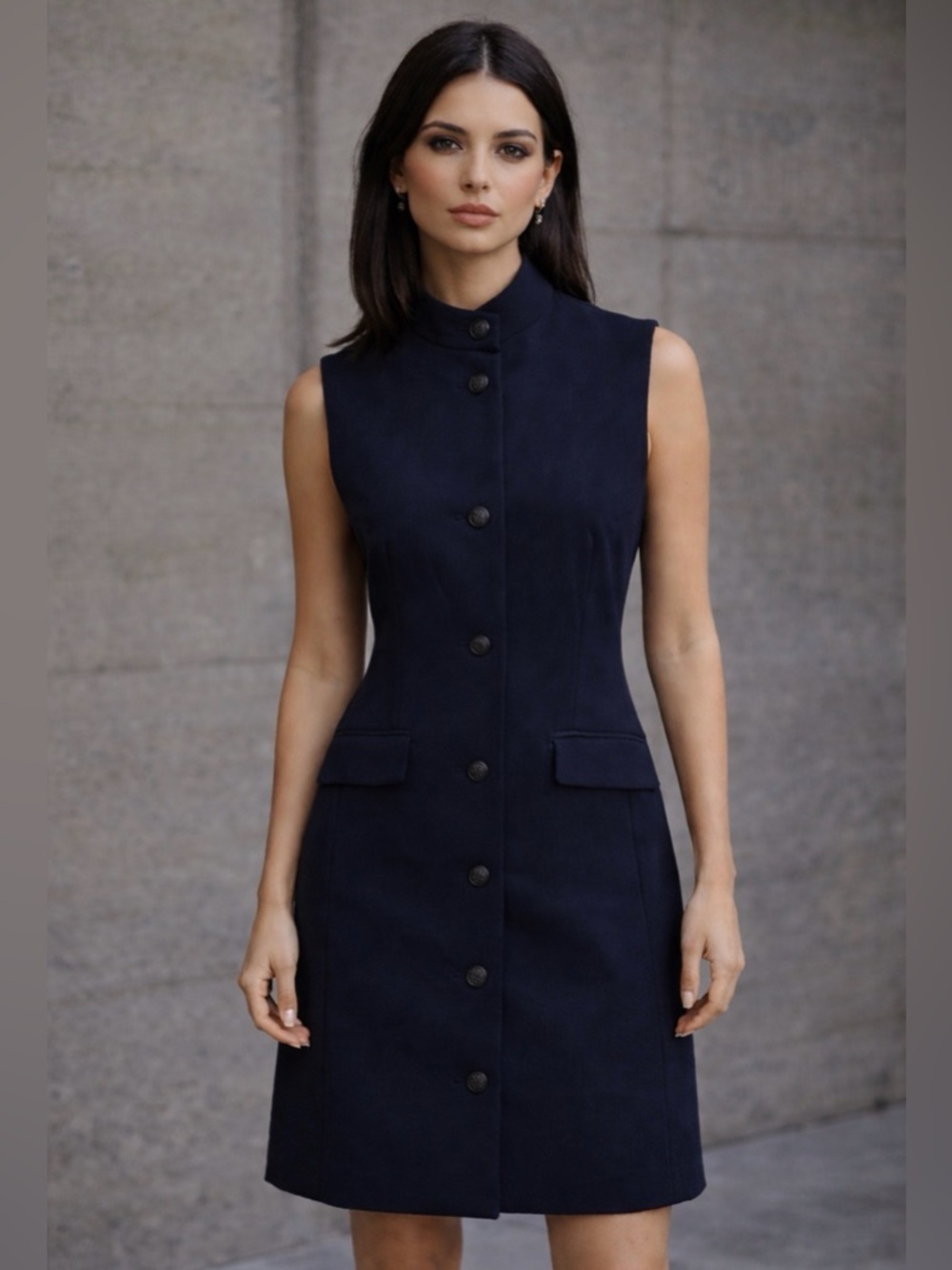 Rag & Bone Sadie  VEST DRESS IN NAVY NWT Size 8